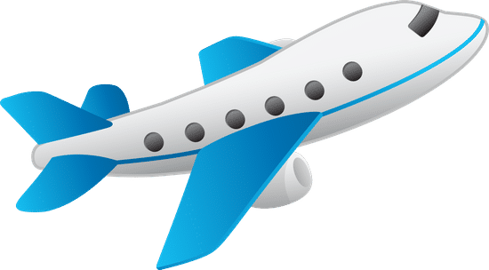 Flying airplane